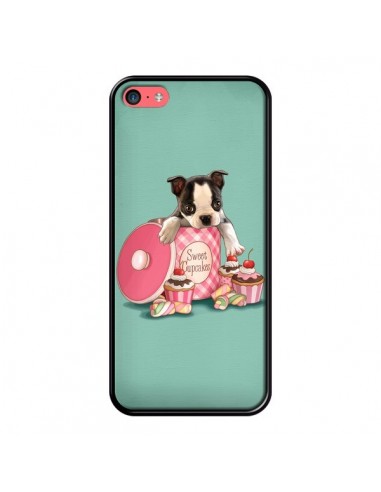 Coque Chien Dog Cupcakes Gateau Boite pour iPhone 5C - Maryline Cazenave