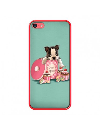 Coque Chien Dog Cupcakes Gateau Boite pour iPhone 5C - Maryline Cazenave
