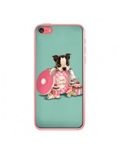 Coque Chien Dog Cupcakes Gateau Boite pour iPhone 5C - Maryline Cazenave