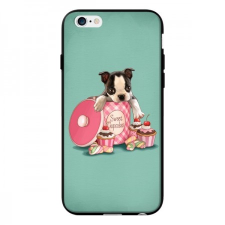 Coque Chien Dog Cupcakes Gateau Boite pour iPhone 6 - Maryline Cazenave