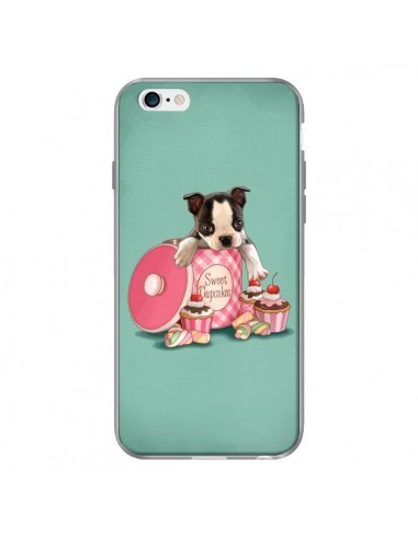Coque Chien Dog Cupcakes Gateau Boite pour iPhone 6 - Maryline Cazenave