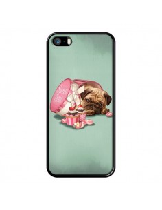 Coque Chien Dog Cupcakes Gateau Bonbon Boite pour iPhone 5 et 5S - Maryline Cazenave