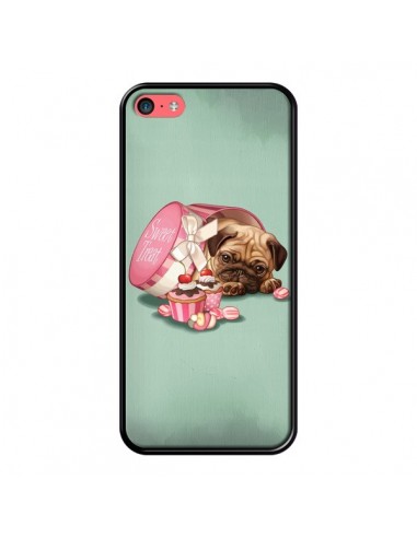 Coque Chien Dog Cupcakes Gateau Bonbon Boite pour iPhone 5C - Maryline Cazenave