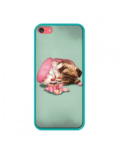 Coque Chien Dog Cupcakes Gateau Bonbon Boite pour iPhone 5C - Maryline Cazenave
