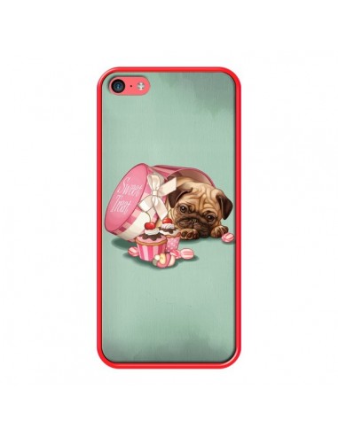 Coque Chien Dog Cupcakes Gateau Bonbon Boite pour iPhone 5C - Maryline Cazenave