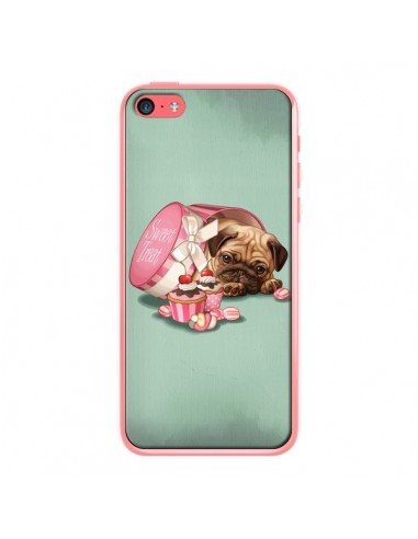 Coque Chien Dog Cupcakes Gateau Bonbon Boite pour iPhone 5C - Maryline Cazenave