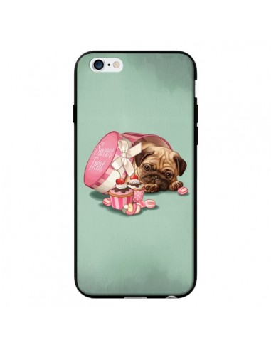 Coque Chien Dog Cupcakes Gateau Bonbon Boite pour iPhone 6 - Maryline Cazenave