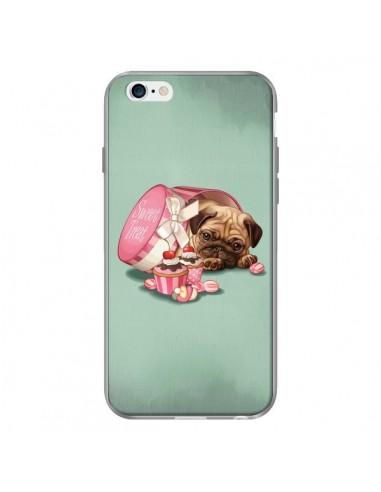 Coque Chien Dog Cupcakes Gateau Bonbon Boite pour iPhone 6 - Maryline Cazenave