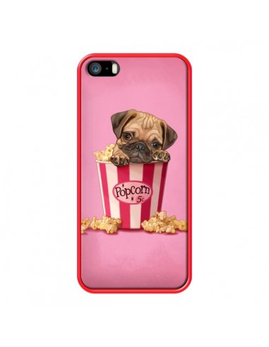 Coque Chien Dog Popcorn Film pour iPhone 5 et 5S - Maryline Cazenave