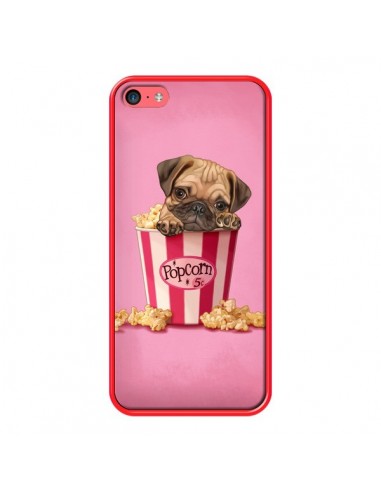 Coque Chien Dog Popcorn Film pour iPhone 5C - Maryline Cazenave