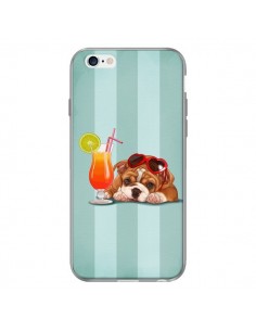 Coque Chien Dog Cocktail Lunettes Coeur pour iPhone 6 - Maryline Cazenave 2