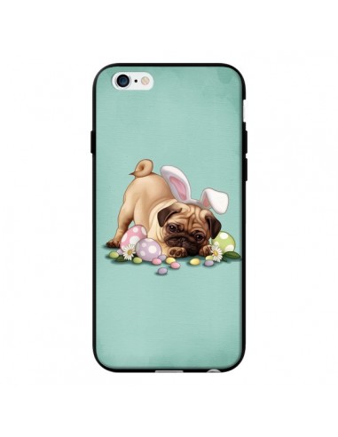 Coque Chien Dog Rabbit Lapin Pâques Easter pour iPhone 6 - Maryline Cazenave