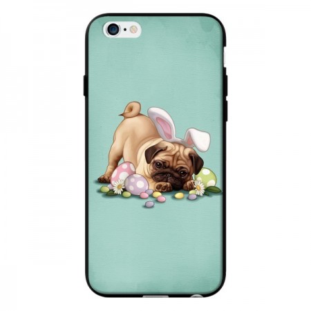 Coque Chien Dog Rabbit Lapin Pâques Easter pour iPhone 6 - Maryline Cazenave