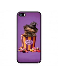 Coque Chien Dog Halloween Sorciere Bonbon pour iPhone 5 et 5S - Maryline Cazenave