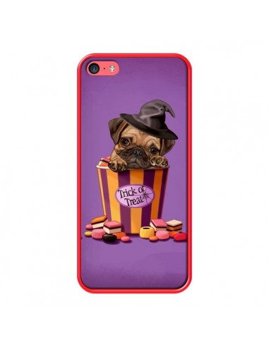 Coque Chien Dog Halloween Sorciere Bonbon pour iPhone 5C - Maryline Cazenave