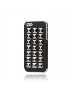Coque Rock'n'Roll Cuir Cloutée pour iPhone 5