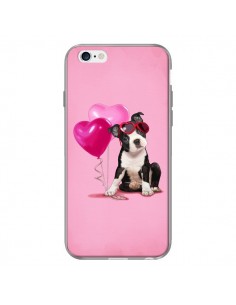 Coque Chien Dog Ballon Lunettes Coeur Rose pour iPhone 6 - Maryline Cazenave 2