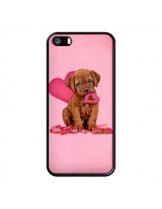 Coque Chien Dog Gateau Coeur Love pour iPhone 5 et 5S - Maryline Cazenave