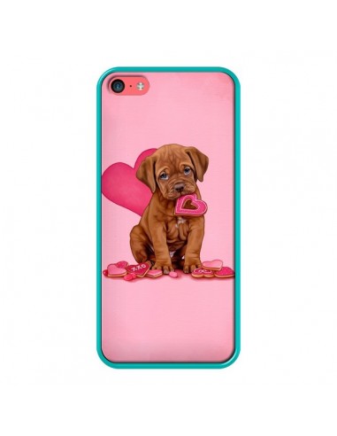 Coque Chien Dog Gateau Coeur Love pour iPhone 5C - Maryline Cazenave