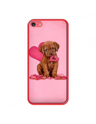 Coque Chien Dog Gateau Coeur Love pour iPhone 5C - Maryline Cazenave