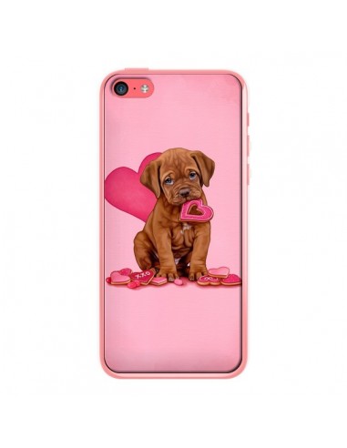 Coque Chien Dog Gateau Coeur Love pour iPhone 5C - Maryline Cazenave