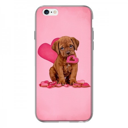 Coque Chien Dog Gateau Coeur Love pour iPhone 6 - Maryline Cazenave