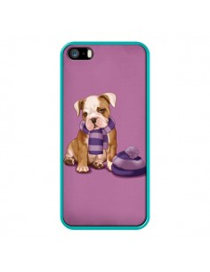 Coque Chien Dog Echarpe Bonnet Froid Hiver pour iPhone 5 et 5S - Maryline Cazenave 2