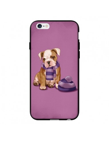 Coque Chien Dog Echarpe Bonnet Froid Hiver pour iPhone 6 - Maryline Cazenave