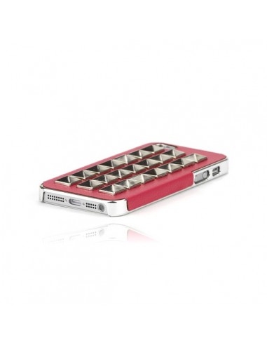 Coque Rock'n'Roll Cuir Cloutée pour iPhone 5