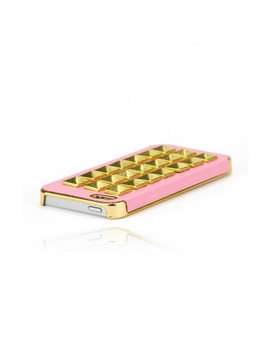 Coque Rock'n'Roll Cuir Cloutée pour iPhone 5