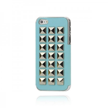 Coque Rock'n'Roll Cuir Cloutée pour iPhone 5
