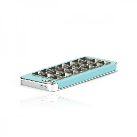 Coque Rock'n'Roll Cuir Cloutée pour iPhone 5