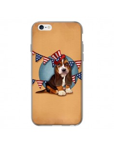 Coque Chien Dog USA Americain pour iPhone 6 - Maryline Cazenave 2