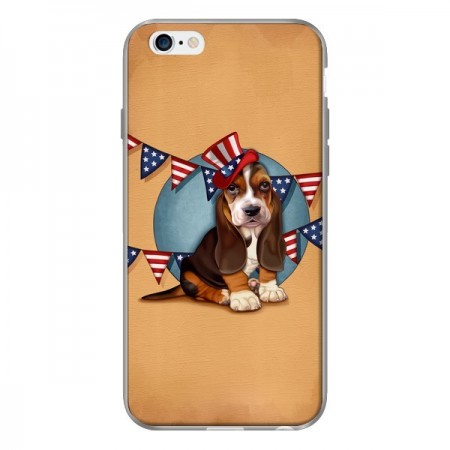 Coque Chien Dog USA Americain pour iPhone 6 - Maryline Cazenave Coque Chien Dog USA Americain pour iPhone 6 - Maryline Cazenave
