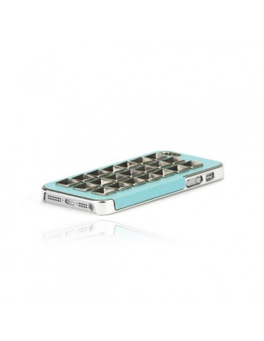 Coque Rock'n'Roll Cuir Cloutée pour iPhone 5