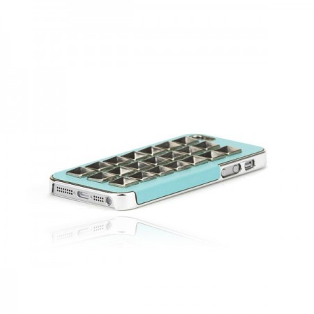 Coque Rock'n'Roll Cuir Cloutée pour iPhone 5