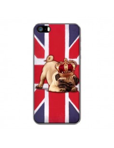 Coque Chien Dog Anglais UK British Queen King Roi Reine pour iPhone 5 et 5S - Maryline Cazenave 2