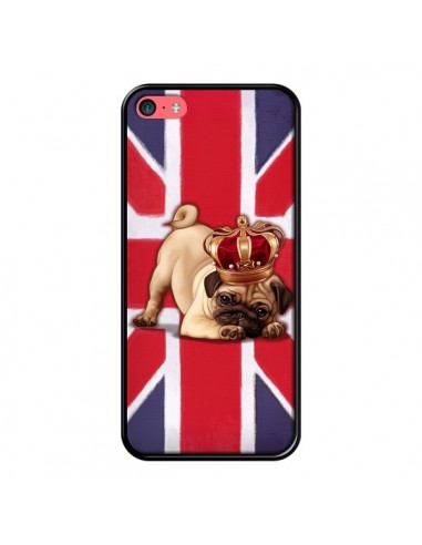 Coque Chien Dog Anglais UK British Queen King Roi Reine pour iPhone 5C - Maryline Cazenave