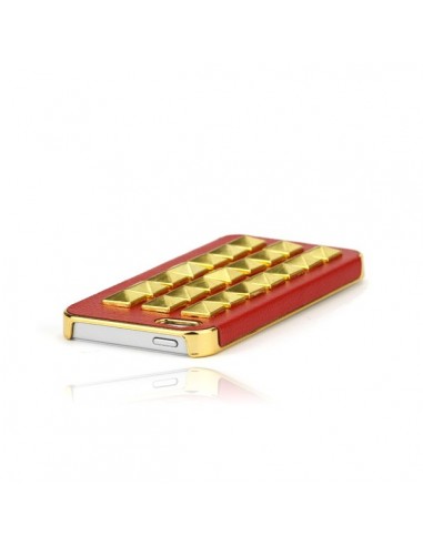 Coque Rock'n'Roll Cuir Cloutée pour iPhone 5