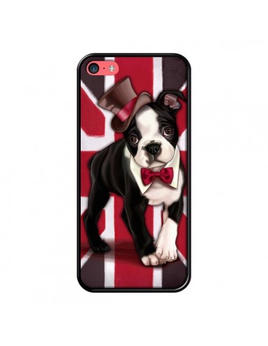 Coque Chien Dog Anglais UK British Gentleman pour iPhone 5C - Maryline Cazenave