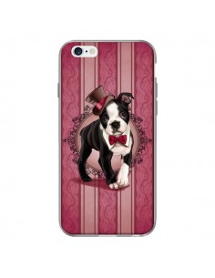 Coque Chien Dog Gentleman Noeud Papillon Chapeau pour iPhone 6 - Maryline Cazenave 2