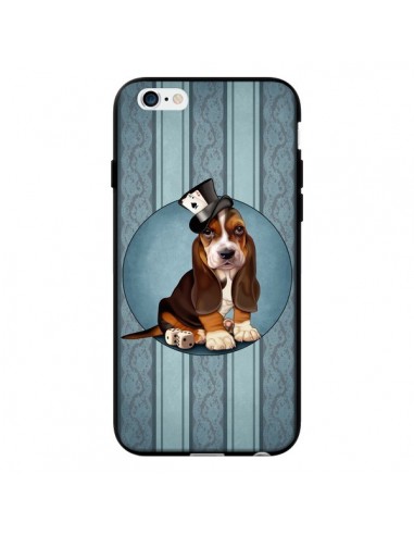 Coque Chien Dog Jeu Poket Cartes pour iPhone 6 - Maryline Cazenave