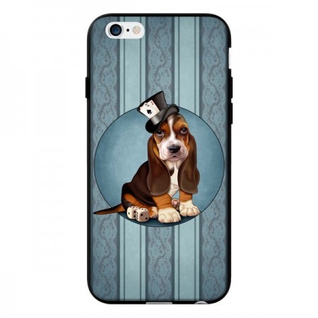 Coque Chien Dog Jeu Poket Cartes pour iPhone 6 - Maryline Cazenave