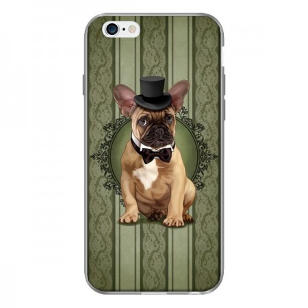 Coque Chien Dog Bulldog Noeud Papillon Chapeau pour iPhone 6 - Maryline Cazenave Coque Chien Dog Bulldog Noeud Papillon Chapeau pour iPhone 6 - Maryline Cazenave