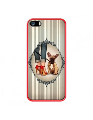 Coque Lady Jambes Chien Dog pour iPhone 5 et 5S - Maryline Cazenave