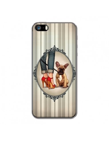 Coque Lady Jambes Chien Dog pour iPhone 5 et 5S - Maryline Cazenave