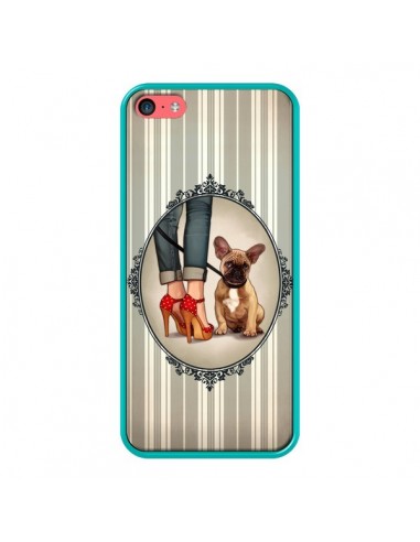 Coque Lady Jambes Chien Dog pour iPhone 5C - Maryline Cazenave
