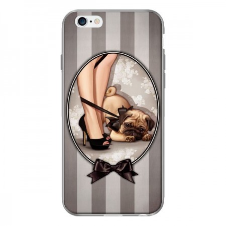 Coque Lady Noir Noeud Papillon Chien Dog Luxe pour iPhone 6 - Maryline Cazenave Coque Lady Noir Noeud Papillon Chien Dog Luxe pour iPhone 6 - Maryline Cazenave