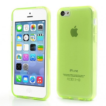 Coque Transparente de Couleurs en Silicone pour iPhone 5C Coque Transparente de Couleurs en Silicone pour iPhone 5C