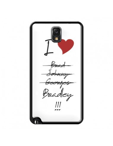 Coque I love Bradley Coeur Amour pour Samsung Galaxy Note IV - Julien Martinez
